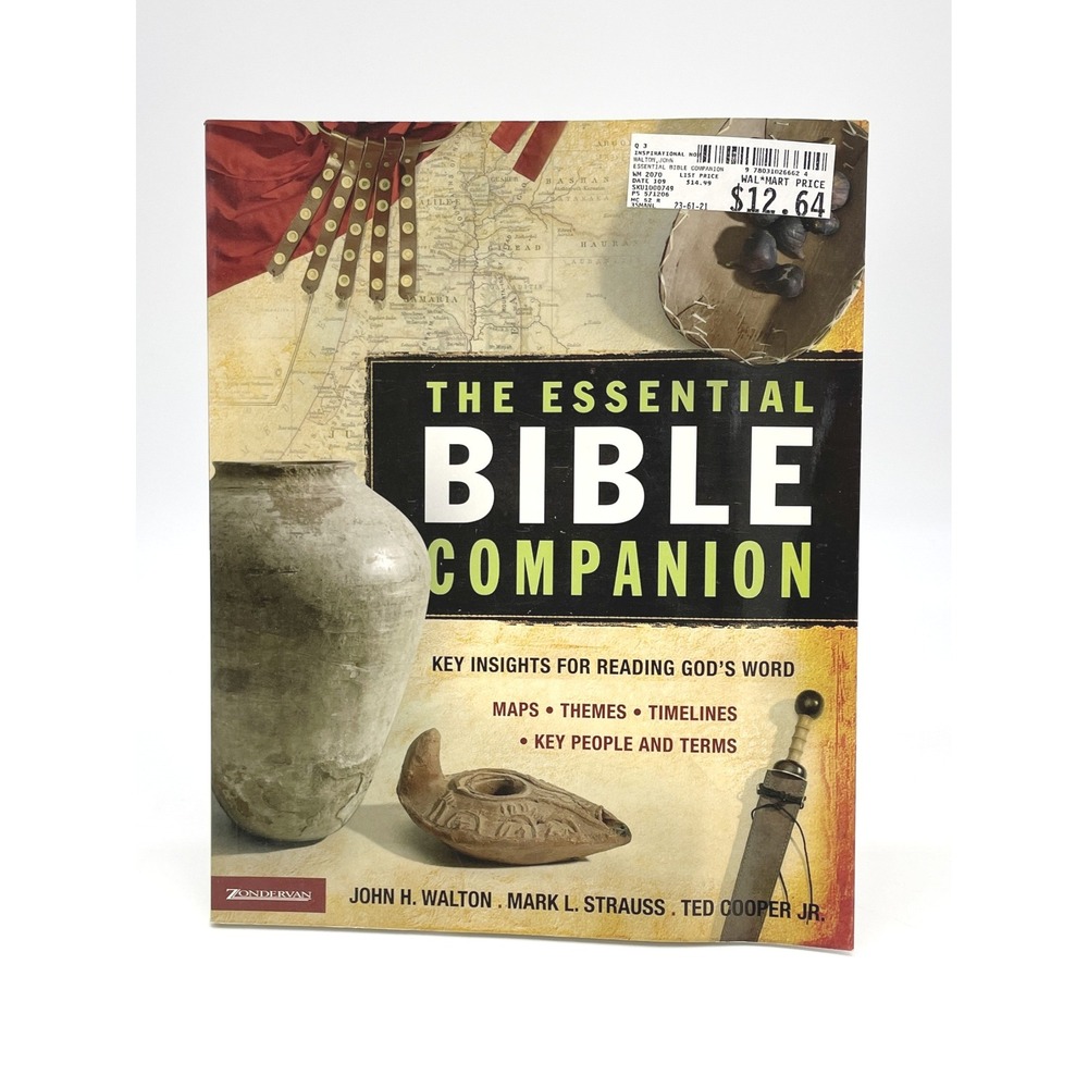 Essential Bible Companion Zondervan Bible Study Guide Maps Timelines Paperback